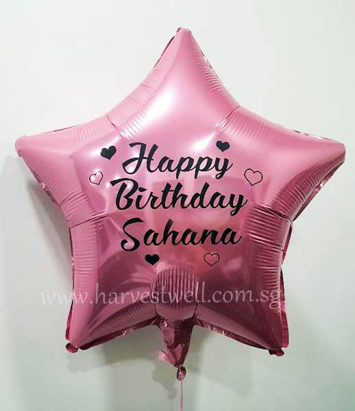 Sweet Happy Birthday Customize Foil Balloon Size: 18"
